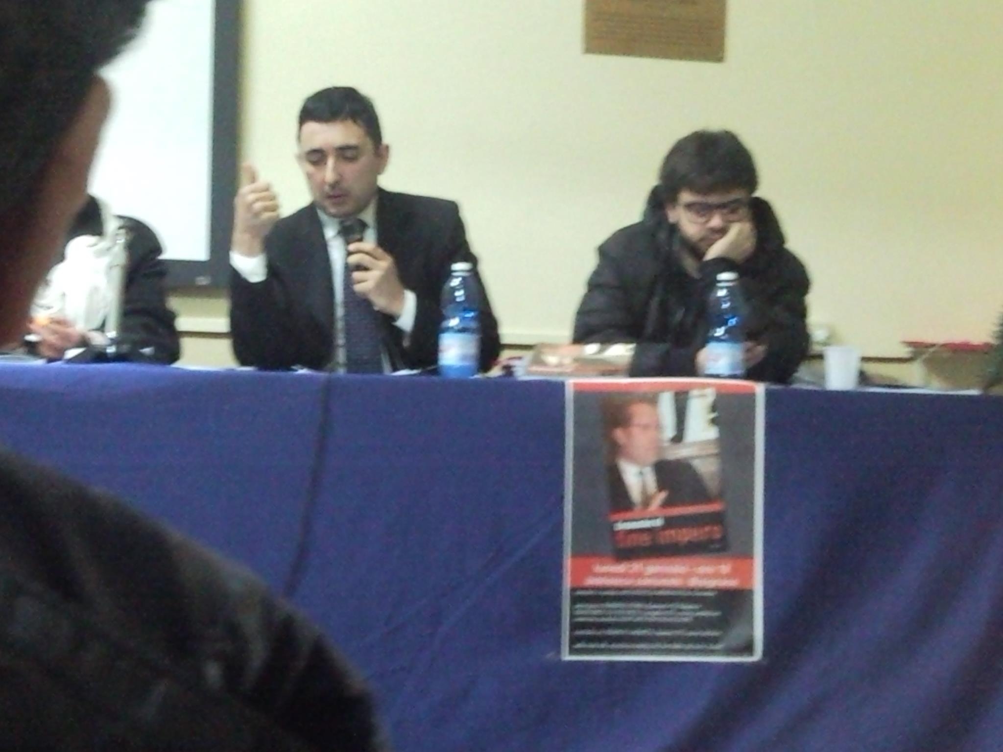 Con Rosario, alla presentazione del libro Cronache di Fine Impero di Franco Laratta, 21 gennaio 2013 - Bisignano